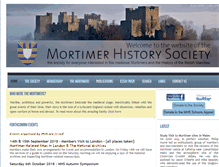 Tablet Screenshot of mortimerhistorysociety.org.uk